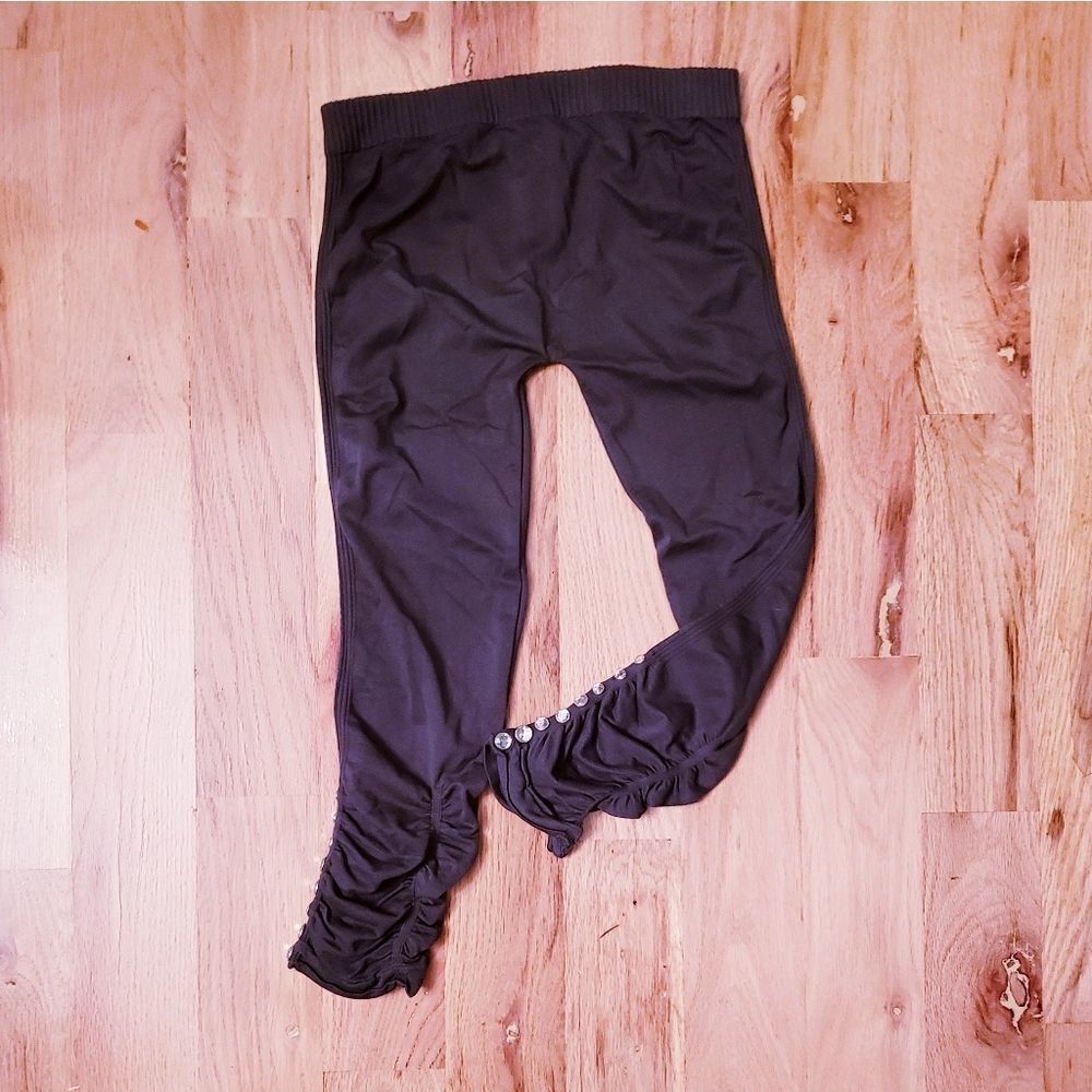 NWT Soho Girl Ruched & Rhinestone Leggings - Picture 2 of 7